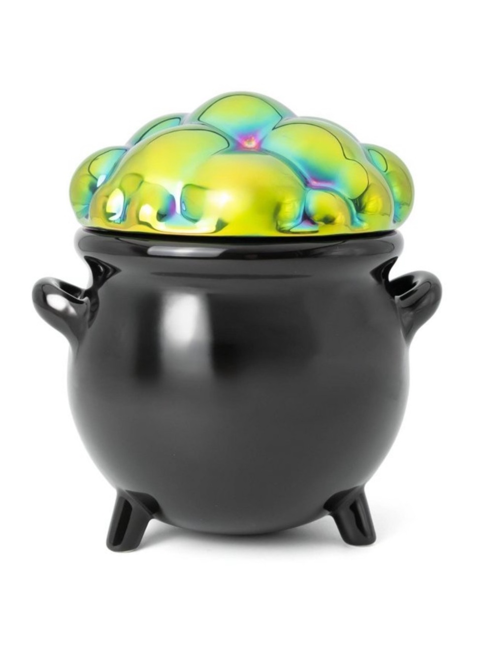 Black Cauldron with Iridescent Green Bubble Lid Target Bullseye’s Playground